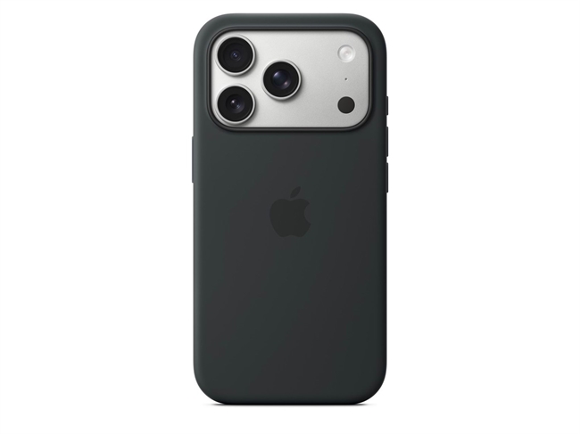 Apple iPhone 17 Pro Silicone Case med MagSafe Sort