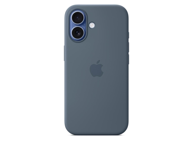 Apple iPhone 17 Silicone Case med MagSafe Stålblå