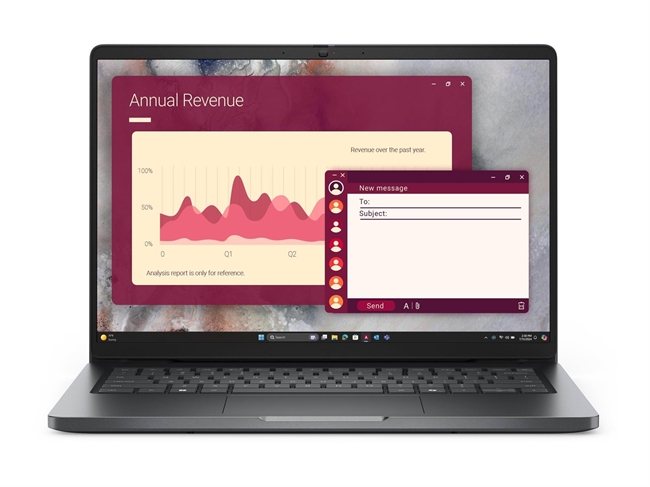 Dell Pro 14 PC14250 15,6" Intel Core 5 16GB 512GB Sort