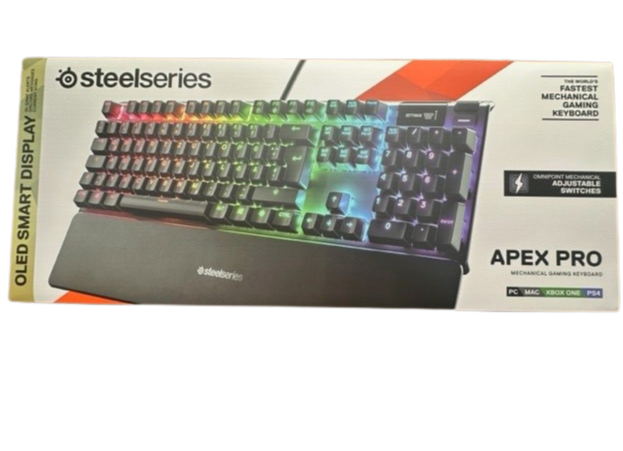 At lyve telex konkurrerende SteelSeries Apex Pro Gaming Tastatur Med Numpad Sort