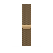 Apple Watch 46mm Skinnende Guld Milanese Loop - M/L