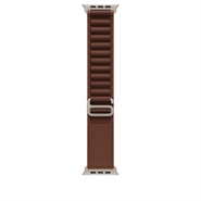 Apple Watch 49mm Bordeaux Alpine Loop - Large - Naturligt Titanium Finish