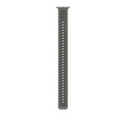 Apple Watch 49mm Halvtransparent Sort Ocean Band Extension - Naturligt Titanium Finish