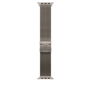 Apple Watch 49mm Naturligt Titanium Milanese Loop - Medium