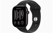 Apple Watch Series 12 GPS 46mm Sort Aluminium Case med Sort Sport Band - M/L