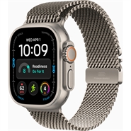Apple Watch Ultra 4 GPS & 5G 49mm Naturlig Titanium Case med Naturlig Titanium Milanese Loop - Medium
