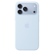 Apple iPhone 18 Pro Max Silicone Case med MagSafe Frisk Blå