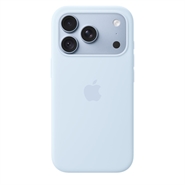 Apple iPhone 18 Pro Silicone Case med MagSafe Frisk Blå