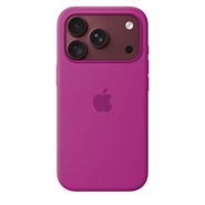 Apple iPhone 18 Pro Silicone Case med MagSafe Magenta