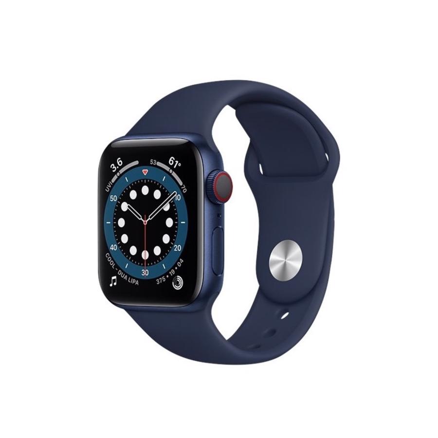 Apple Watch Series 6 GPS & 4G 40mm Blue Aluminium Case med Deep Navy Sport Band
