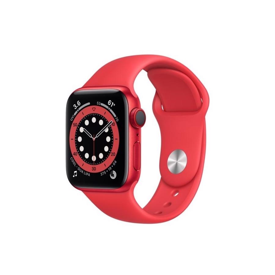 Apple Watch Series 6 GPS & 4G 40mm Product Red Aluminium Case med Product Red Sport Band