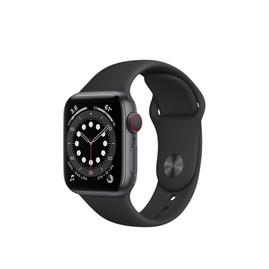 Apple Watch Series 6 GPS 40mm Space Grey Aluminium Case med Black Sport Band