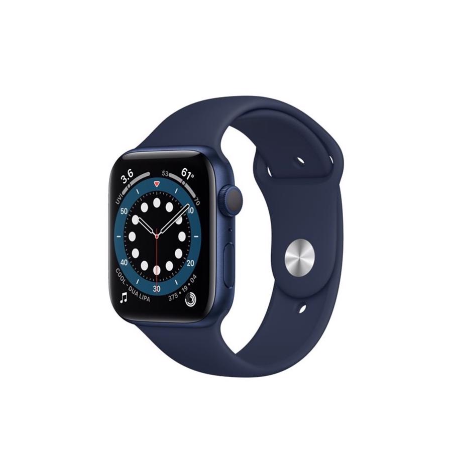 Apple Watch Series 6 GPS & 4G 44mm Blue Aluminium Case med Deep Navy Sport Band