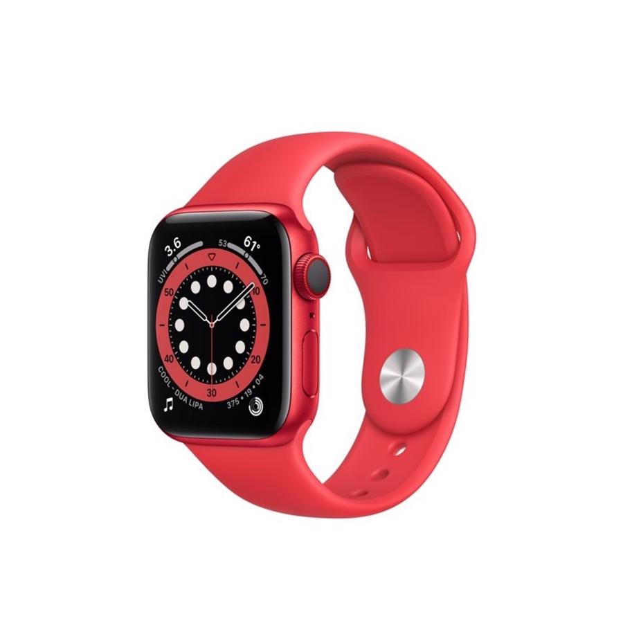 Apple Watch Series 6 GPS 44mm Product Red Aluminium Case med Product Red Sport Band