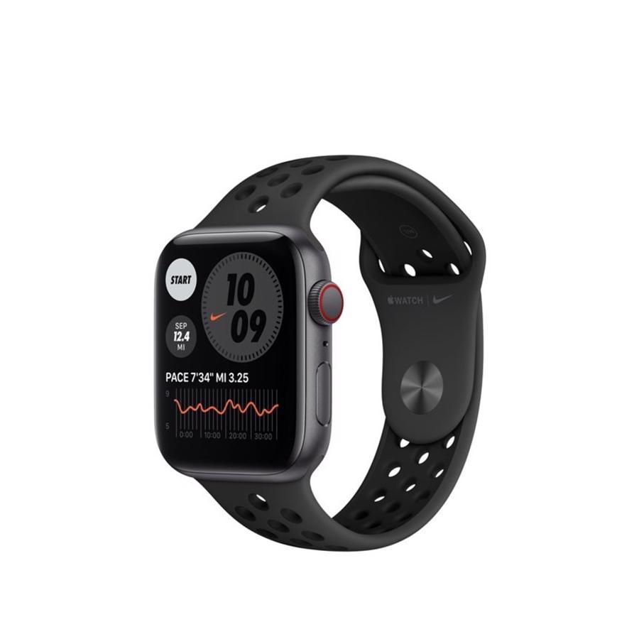 Apple Watch Nike SE GPS & 4G 44mm Space Grey Aluminium Case med Anthracite/Black Nike Sport Band