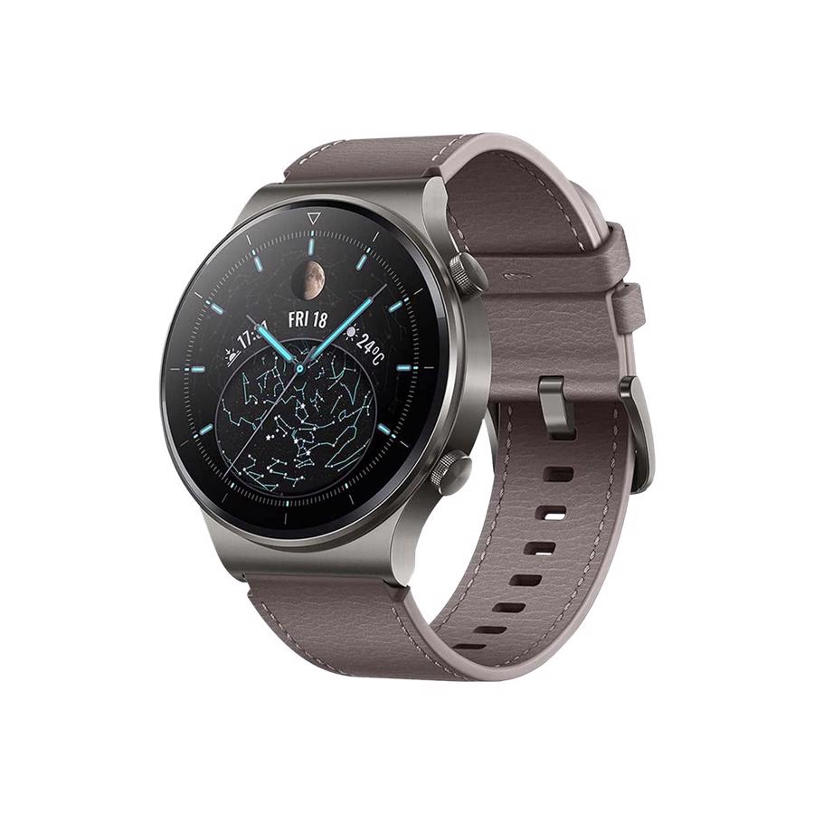 Huawei Watch GT2 Pro Nebula Grey med Brown Leather Band