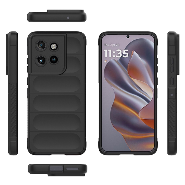 Motorola Moto Edge 50 Neo Matte Black TPU Cover Sort