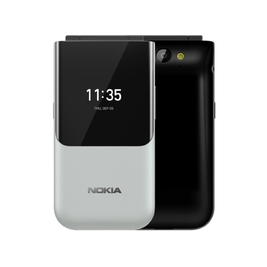 Nokia 2720 Flip 4GB Grå Dual-SIM