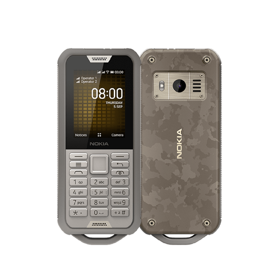 Nokia 800 Tough 4GB Sandfarvet Dual-SIM