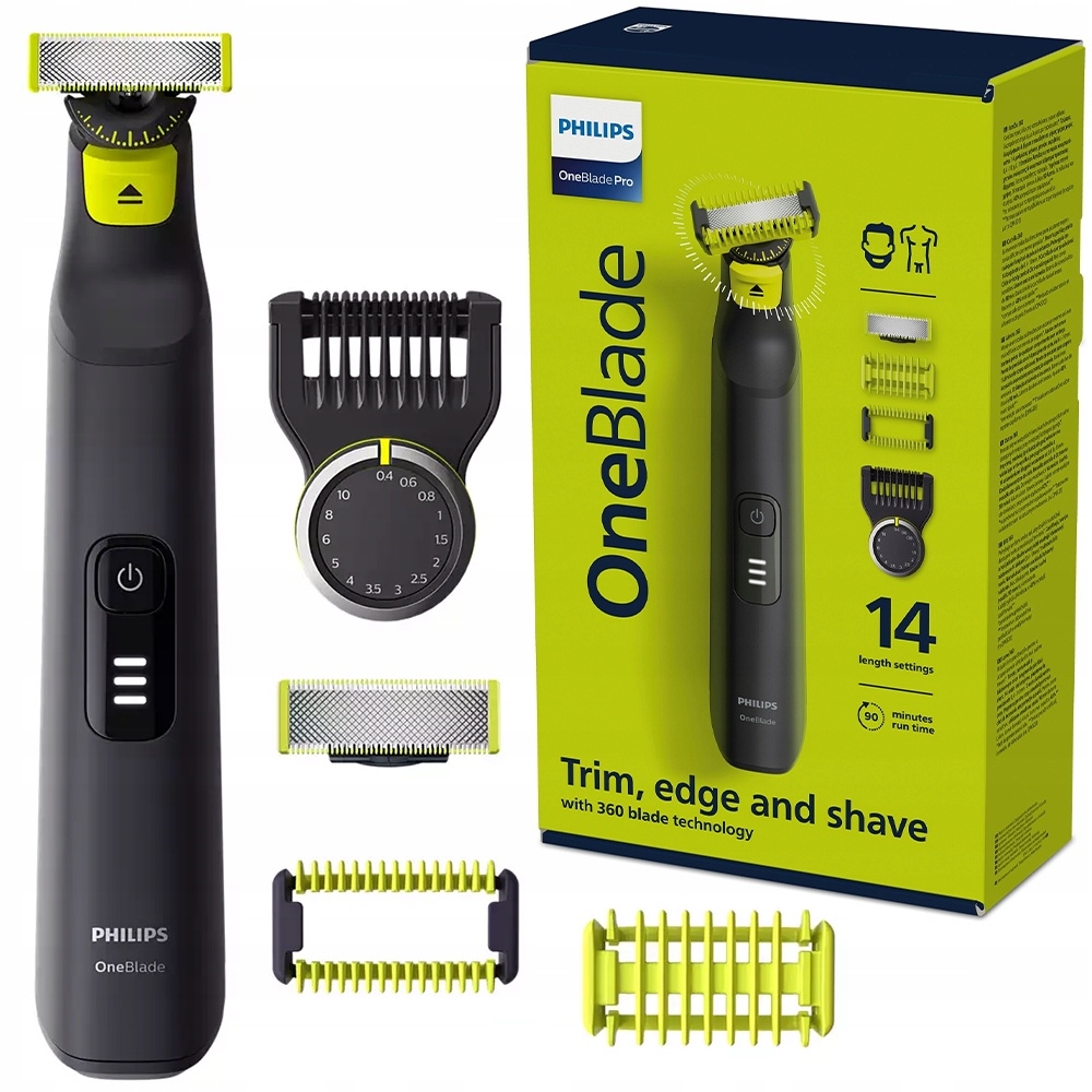 Philips Barbermaskine OneBlade Pro Ansigt + QP6541/15