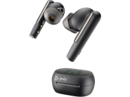 Poly Voyager Free 60+ UC M Carbon Black Earbuds +BT700 USB-C Adapter +Touchscreen Charge Case