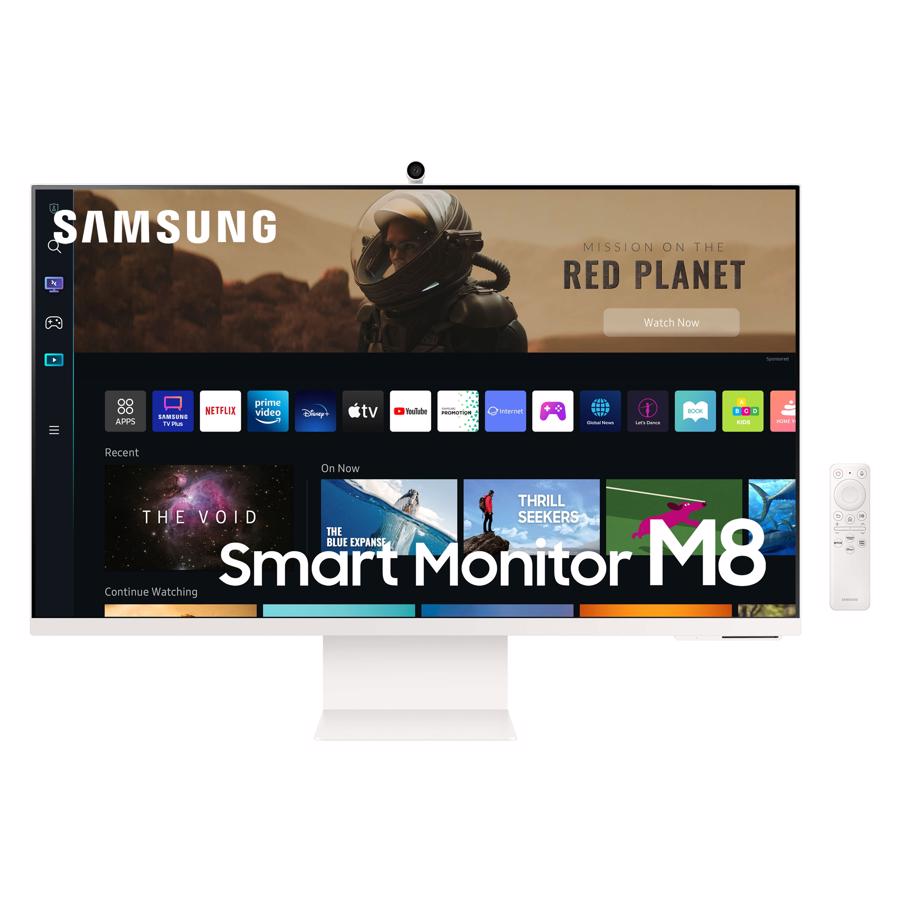 Samsung M8 Smart Monitor 32" 4K Ultra HD Hvid
