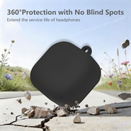 Silikonecover til Samsung Galaxy Buds4 / Buds4 Pro – Sort