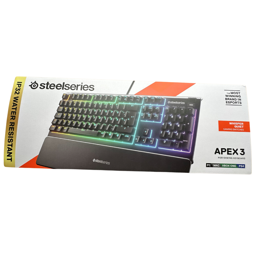 SteelSeries Apex 3 Gaming Tastatur - Nordic