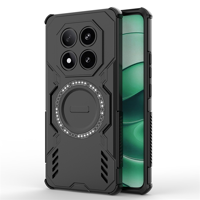 Xiaomi Redmi Note 14 Pro 5G Magsafe Armor Tough Cover Sort