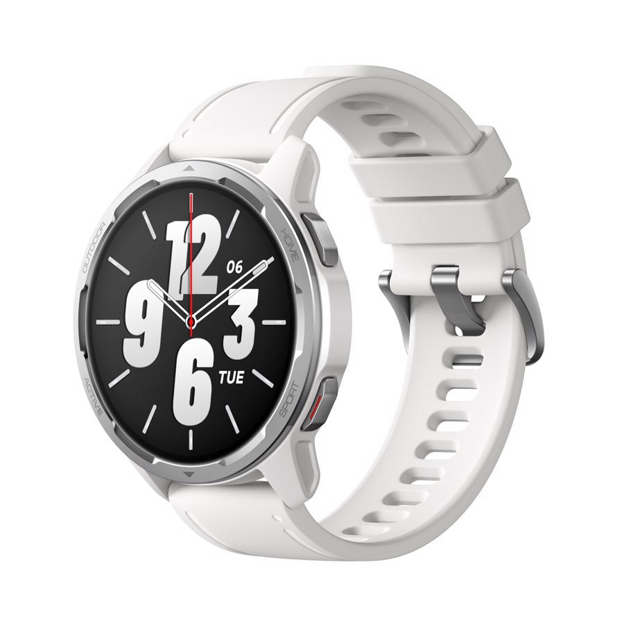 Xiaomi Watch S1 Active GPS 46mm Sølv Rustfri Stål med Silikone Rem