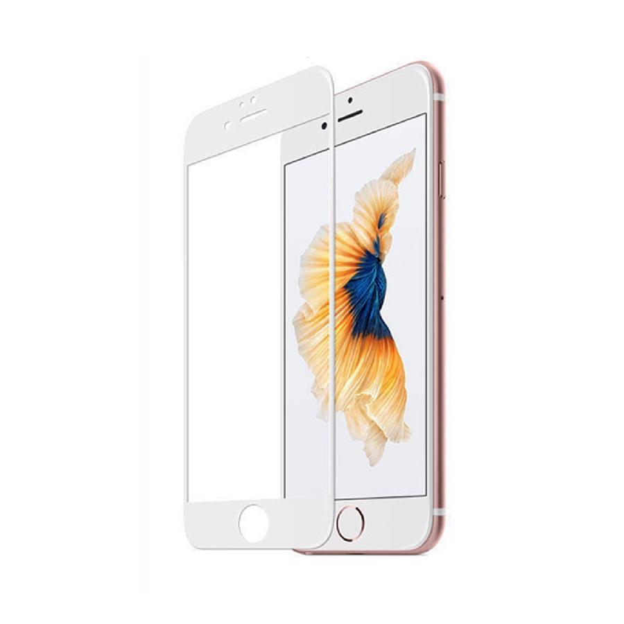 iPhone 6 / 6S Premium 3D Hærdet Beskyttelsesglas Hvid