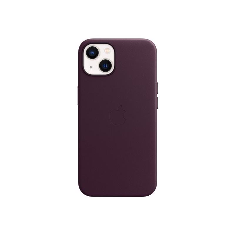 Apple iPhone 13 Leather Case med MagSafe - Dark Cherry