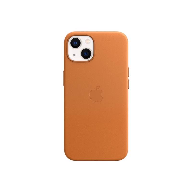 Apple iPhone 13 Leather Case med MagSafe - Golden Brown