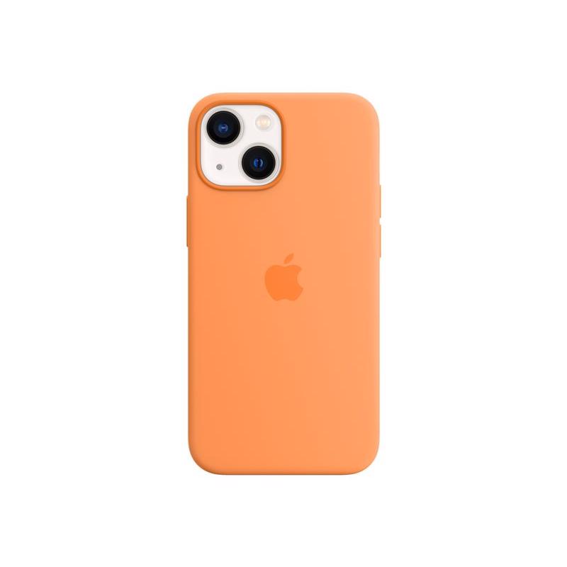 Apple iPhone 13 Mini Silicone Case med MagSafe - Marigold