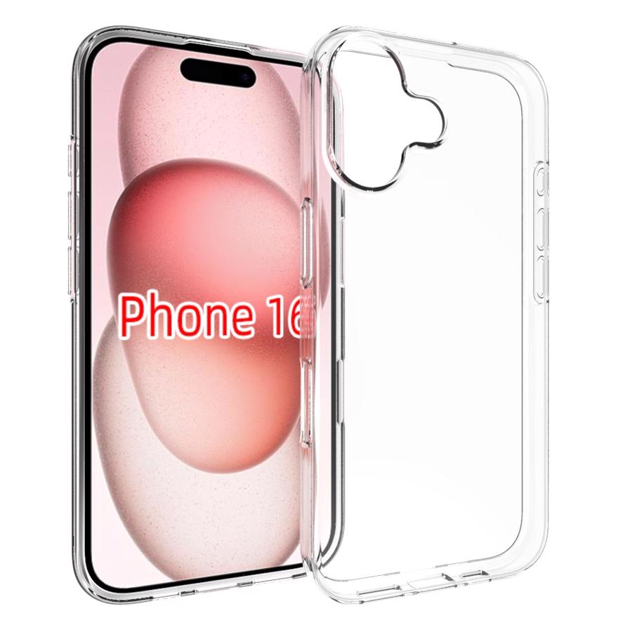 iPhone 16 Clear TPU Cover 