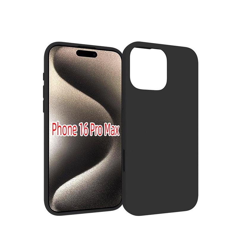 iPhone 16 Pro Max Sort TPU Cover