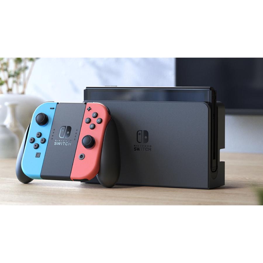 fjendtlighed Hemmelighed vride Nintendo Switch OLED 7 64GB Blå, Rød