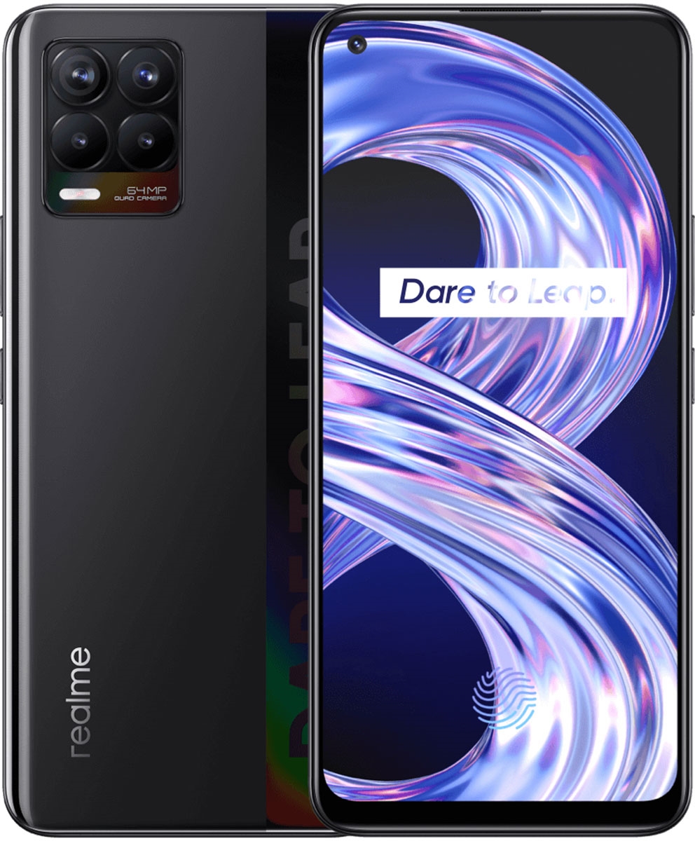 realme 8 punk black 4 64gb