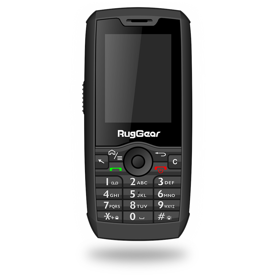 RugGear RG160 4G 512MB RAM 4GB Sort